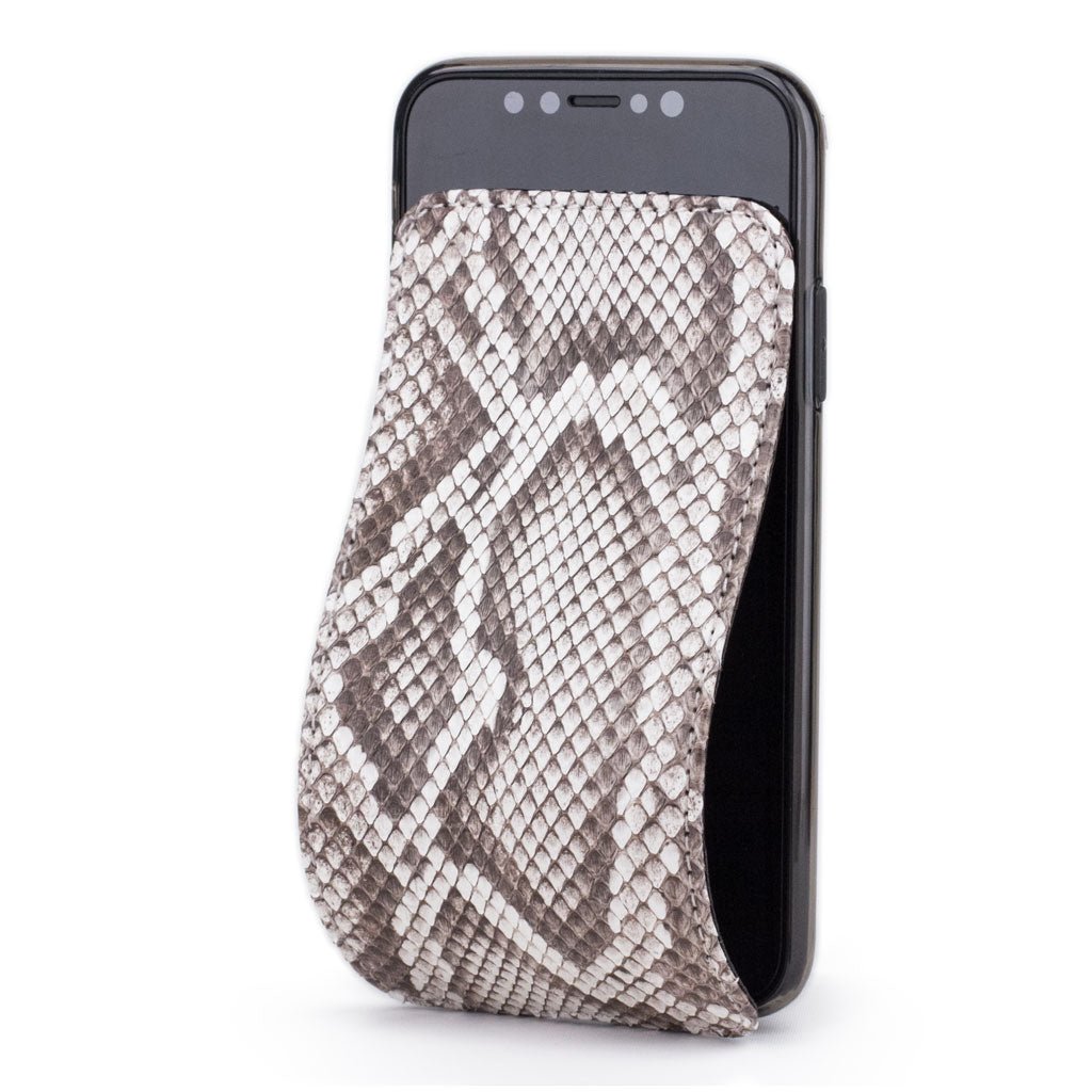 Natural Python Leather Case iPhone X/XS | Marcel Robert - 0