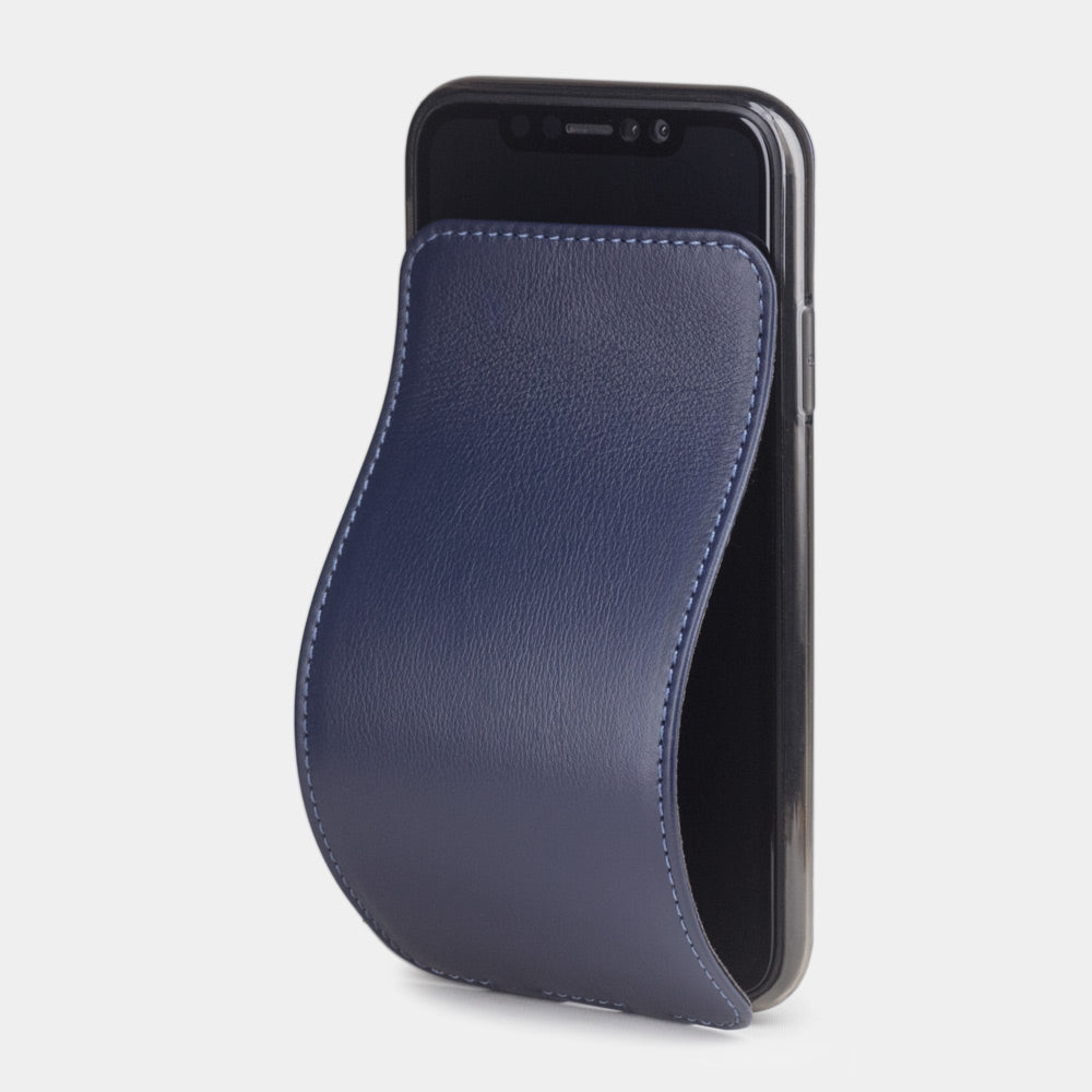 Case iPhone XR Premium Leather Blue Indigo | Marcel Robert - 0