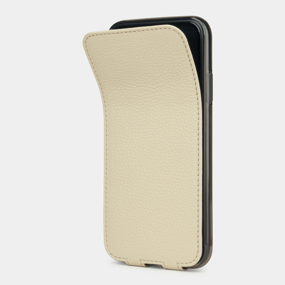 Premium Leather Case iPhone XR White Cream | Marcel Robert - 1