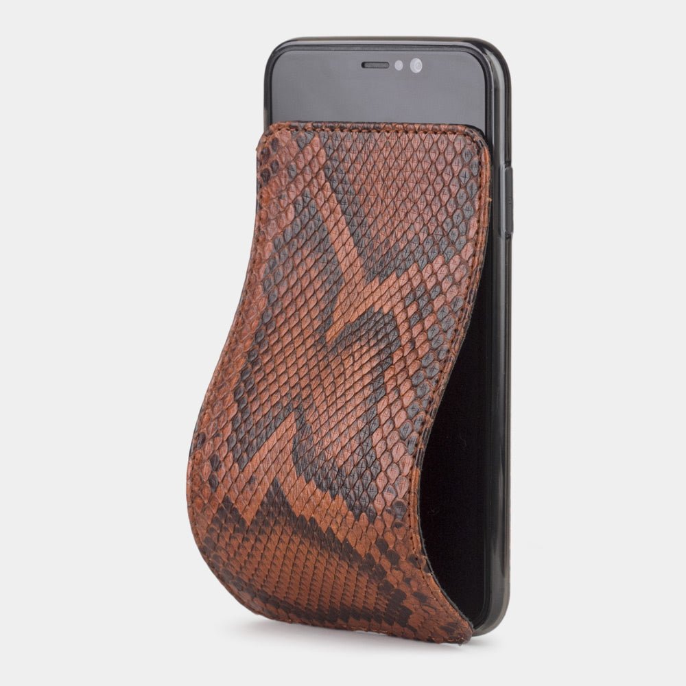 Python Leather Case iPhone XS Max Gold | Marcel Robert - 0