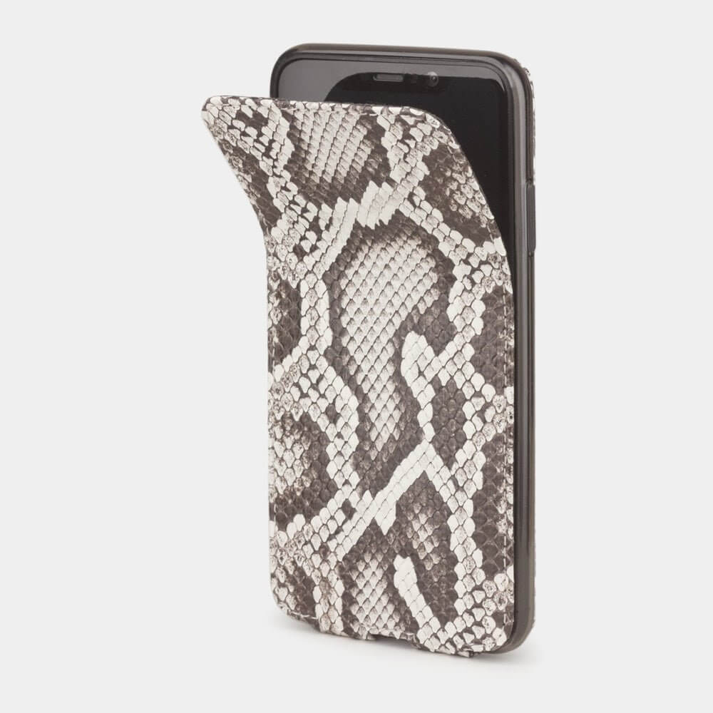 Premium Case iPhone XS Max Natural Python | Marcel Robert - 1