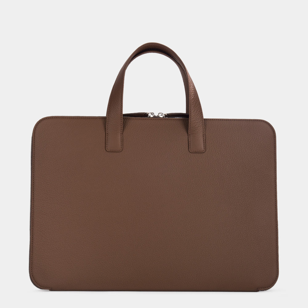 notebook bag 17'' Bocage with pockets brown