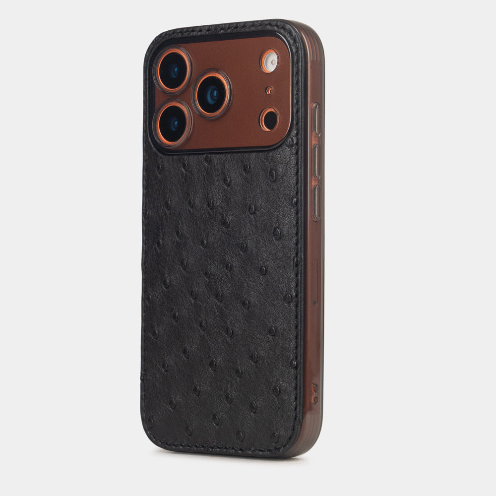 iPhone 17 Pro cover case ostrich black