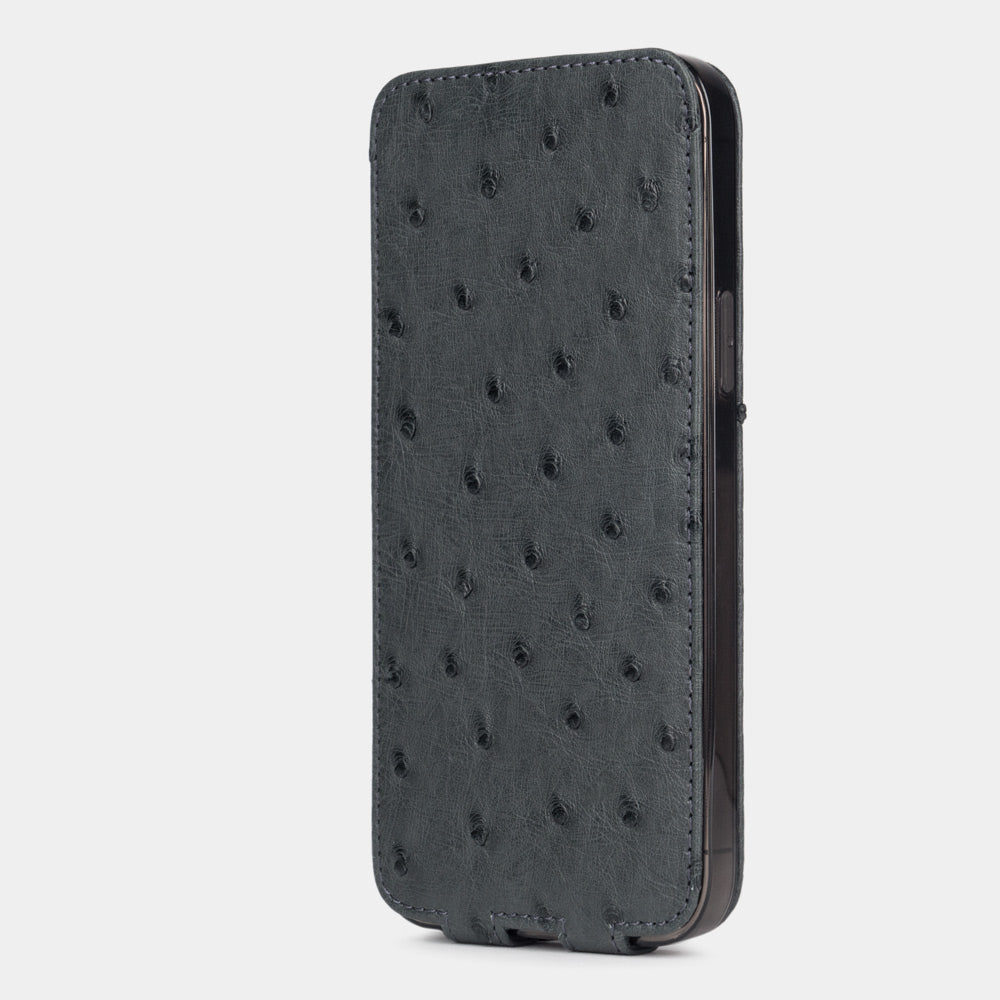 case iPhone 13 Pro Max ostrich grey | Marcel Robert