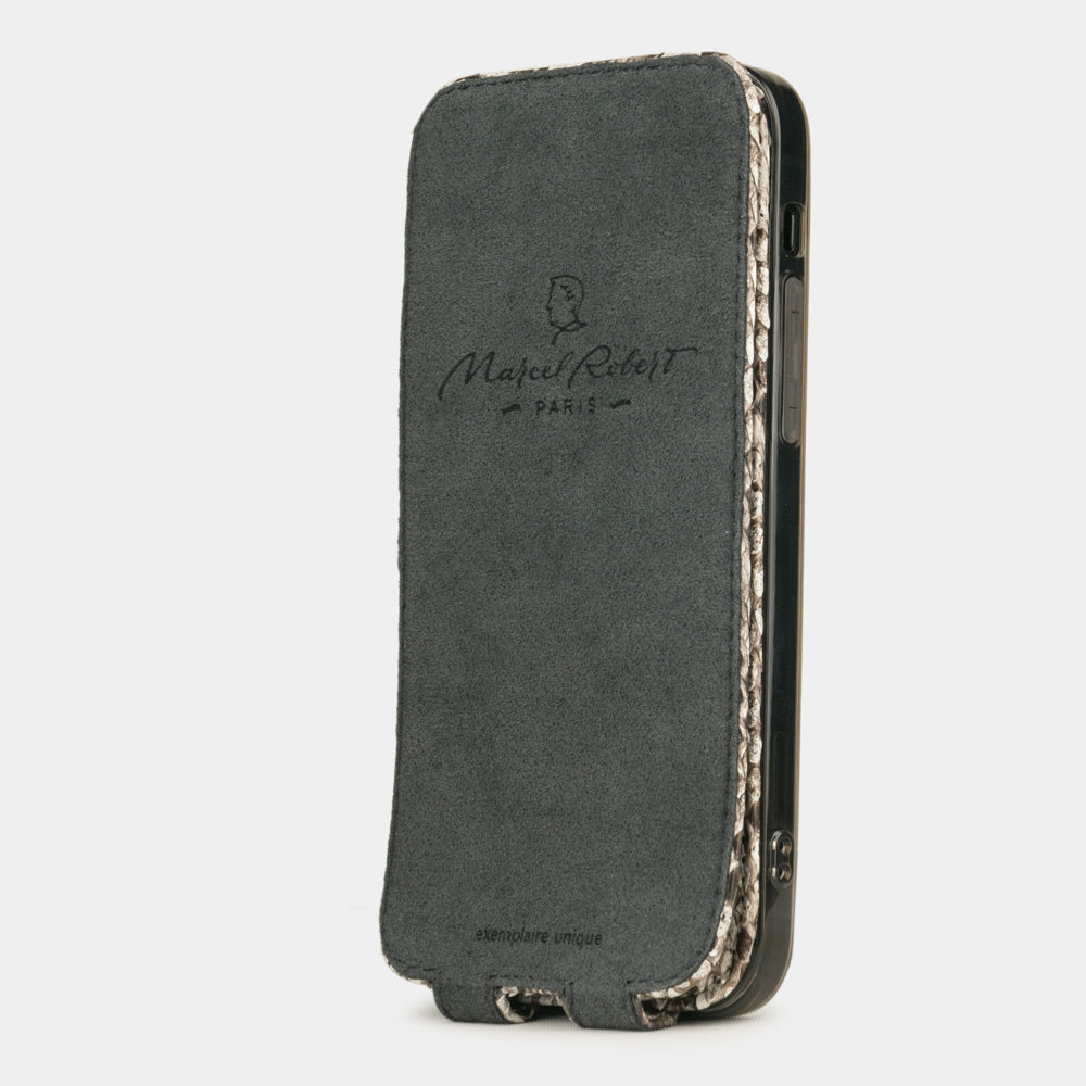 iPhone 12 Pro Python Case – Leather Flip Case