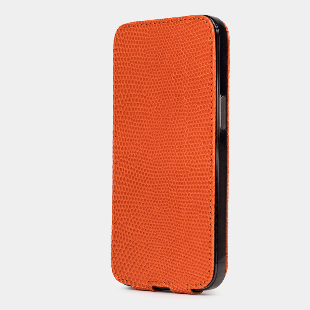 case iPhone 13 pro lizard orange