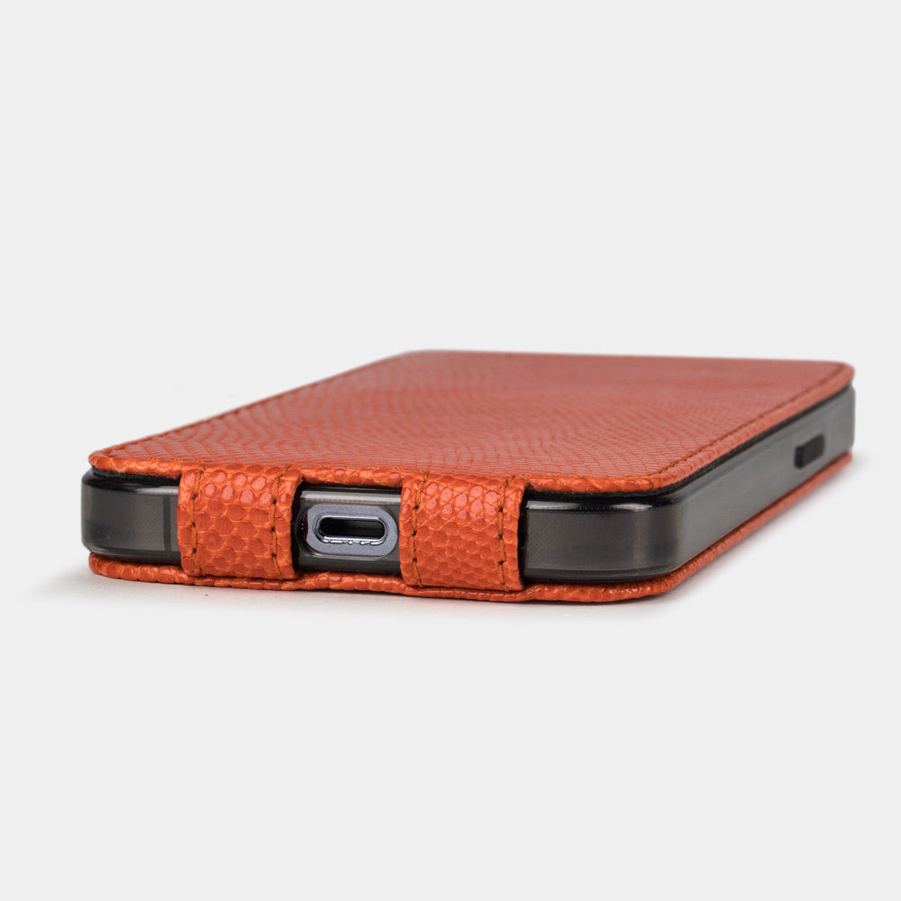 case iPhone 13 pro lizard orange