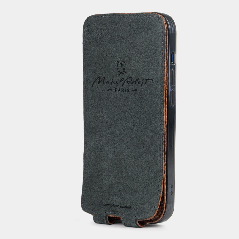 iPhone 14 pro max case lizard brown