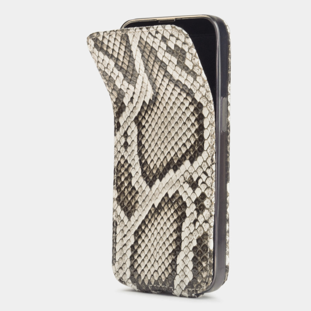 iPhone 15 Pro Max Natural Python Case – MagSafe Flip