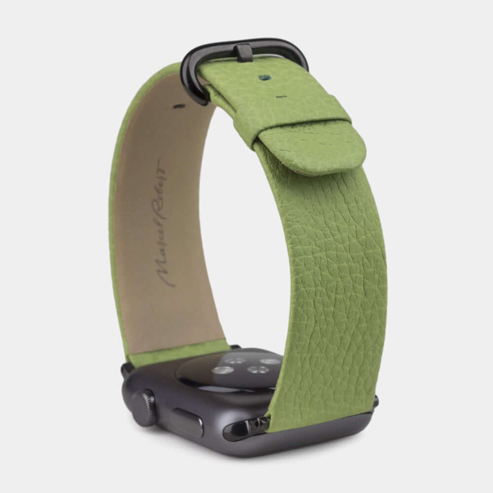 strap apple watch 45 / 46mm olive | Marcel Robert