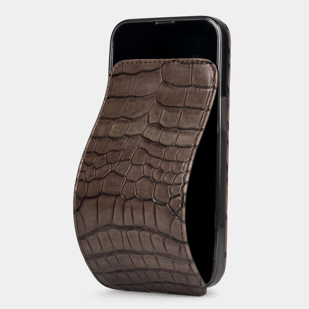 Alligator Flip Case iPhone 13 Pro Vintage | Marcel Robert - 0
