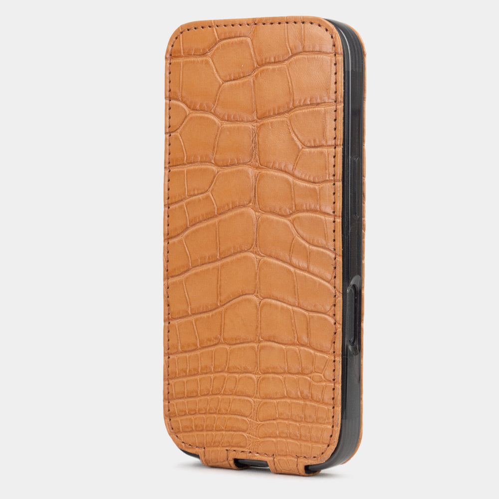 Alligator case iPhone 16 pro ocker