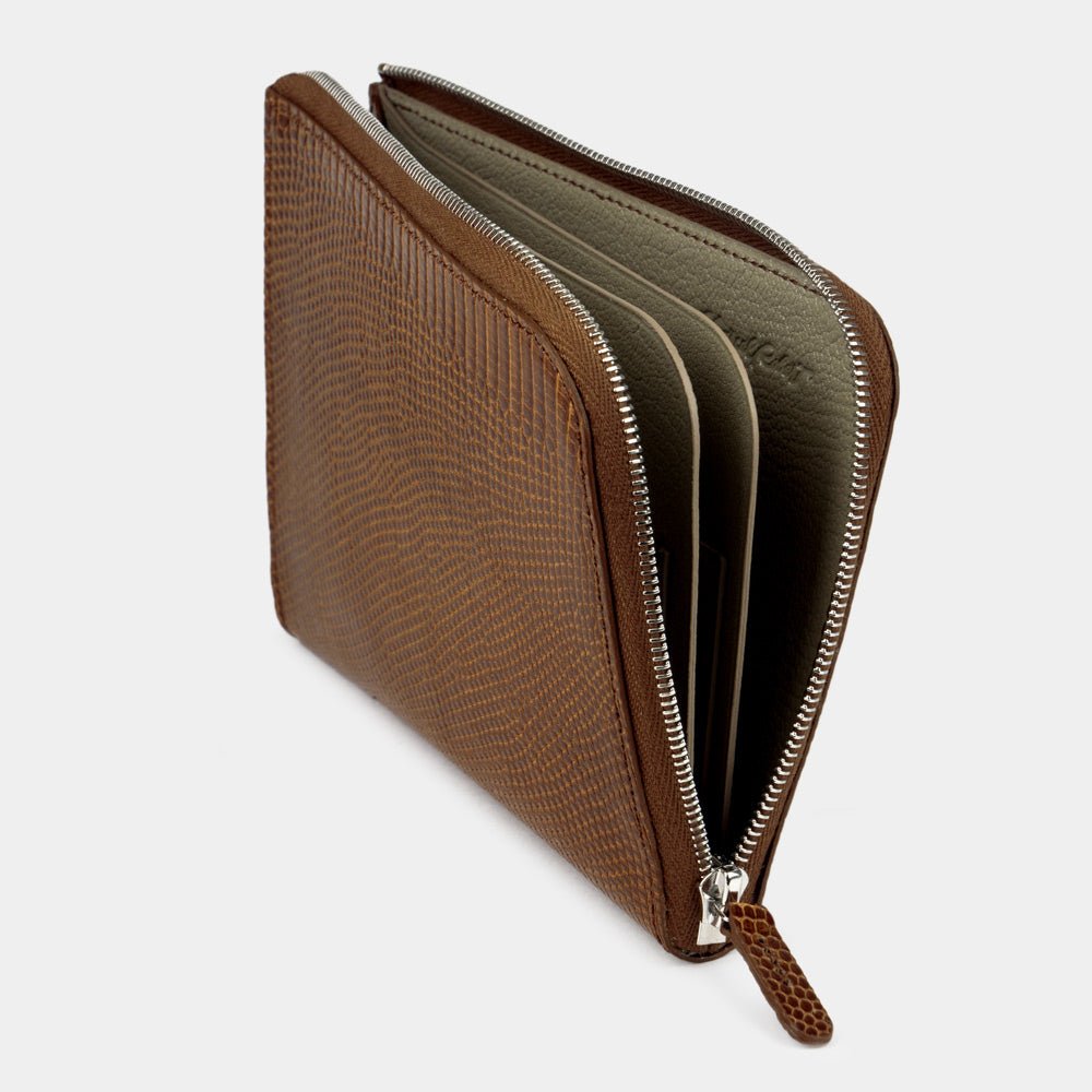 Exclusive Lizard Wallet Pont-Aven Brown | Marcel Robert - 1