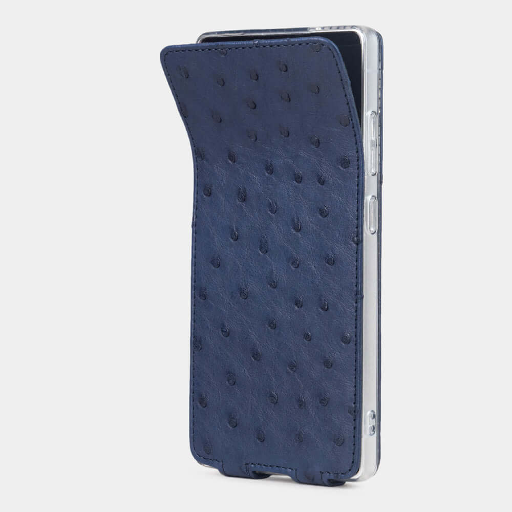 Flip case Galaxy S25 Ultra Ostrich blue