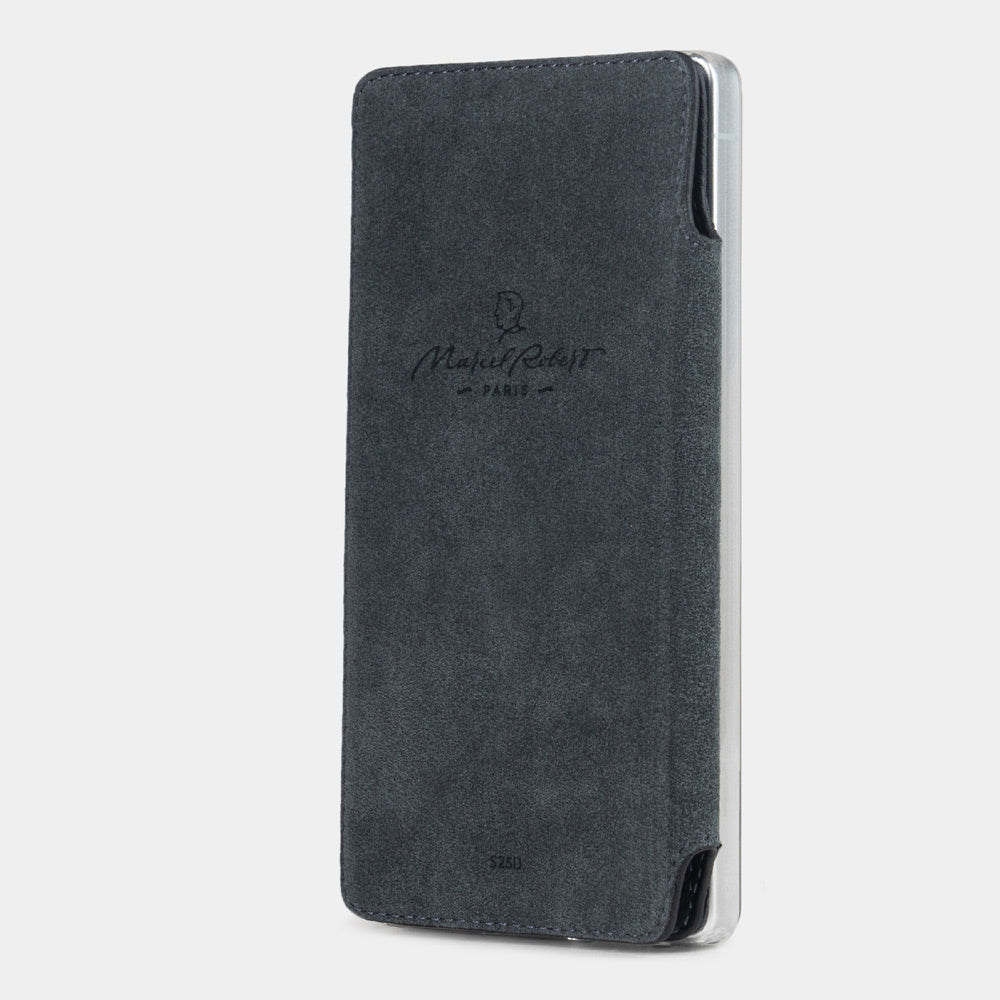 Premium Protection Leather Case for Galaxy S25 Ultra Black Grain