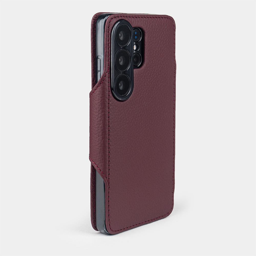 Samsung S26 Ultra leather case – 3 cardholder slots & MagSafe