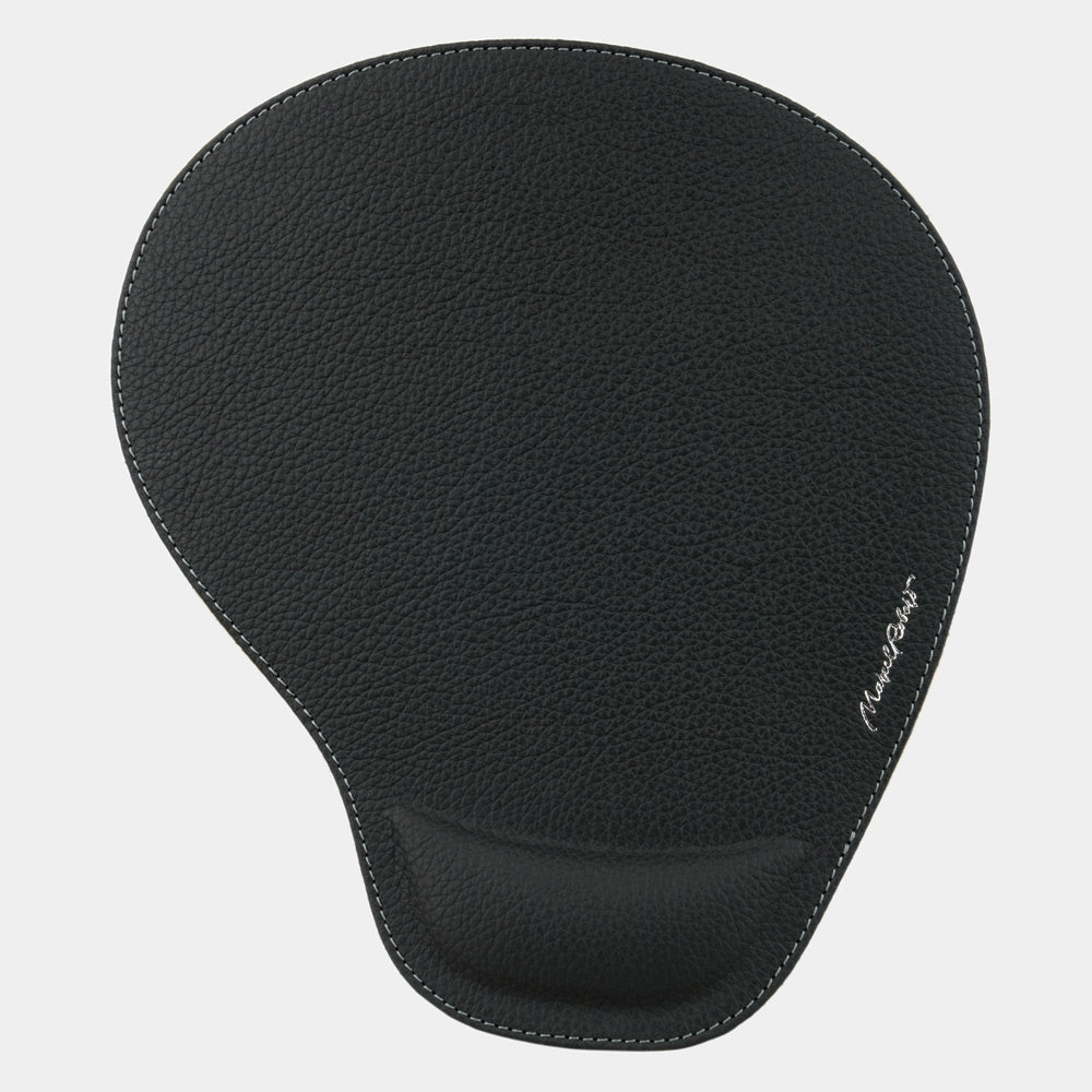 leather mouse pad black