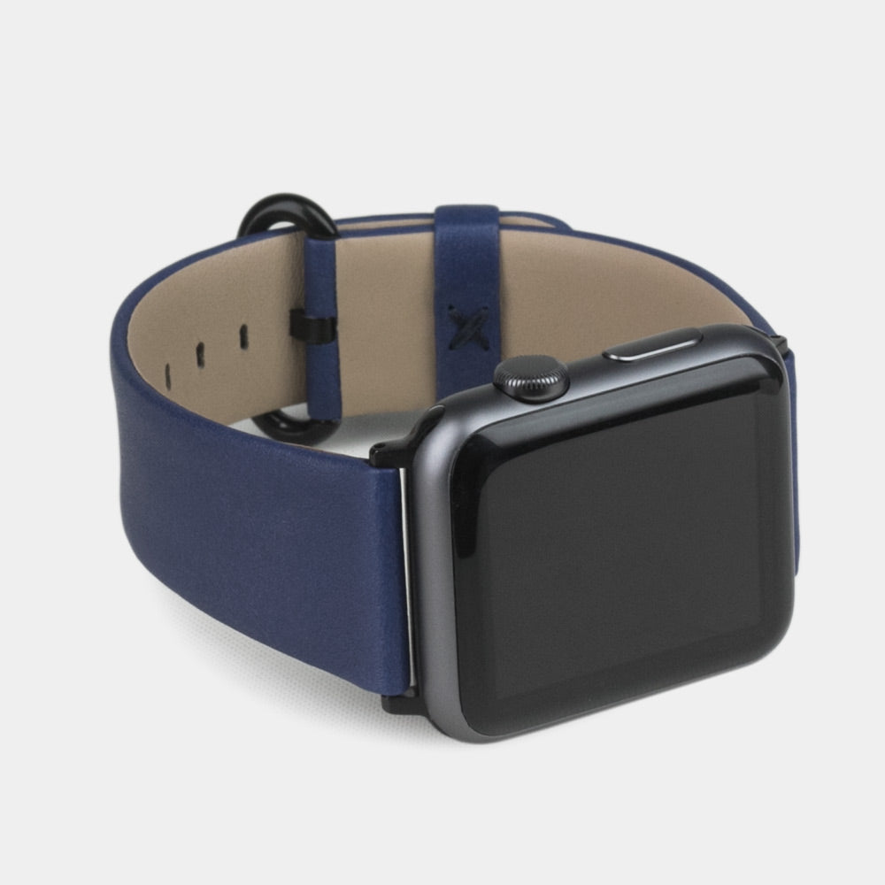 Python Strap Apple Watch 41/42mm Blue Royal | Marcel Robert - 7