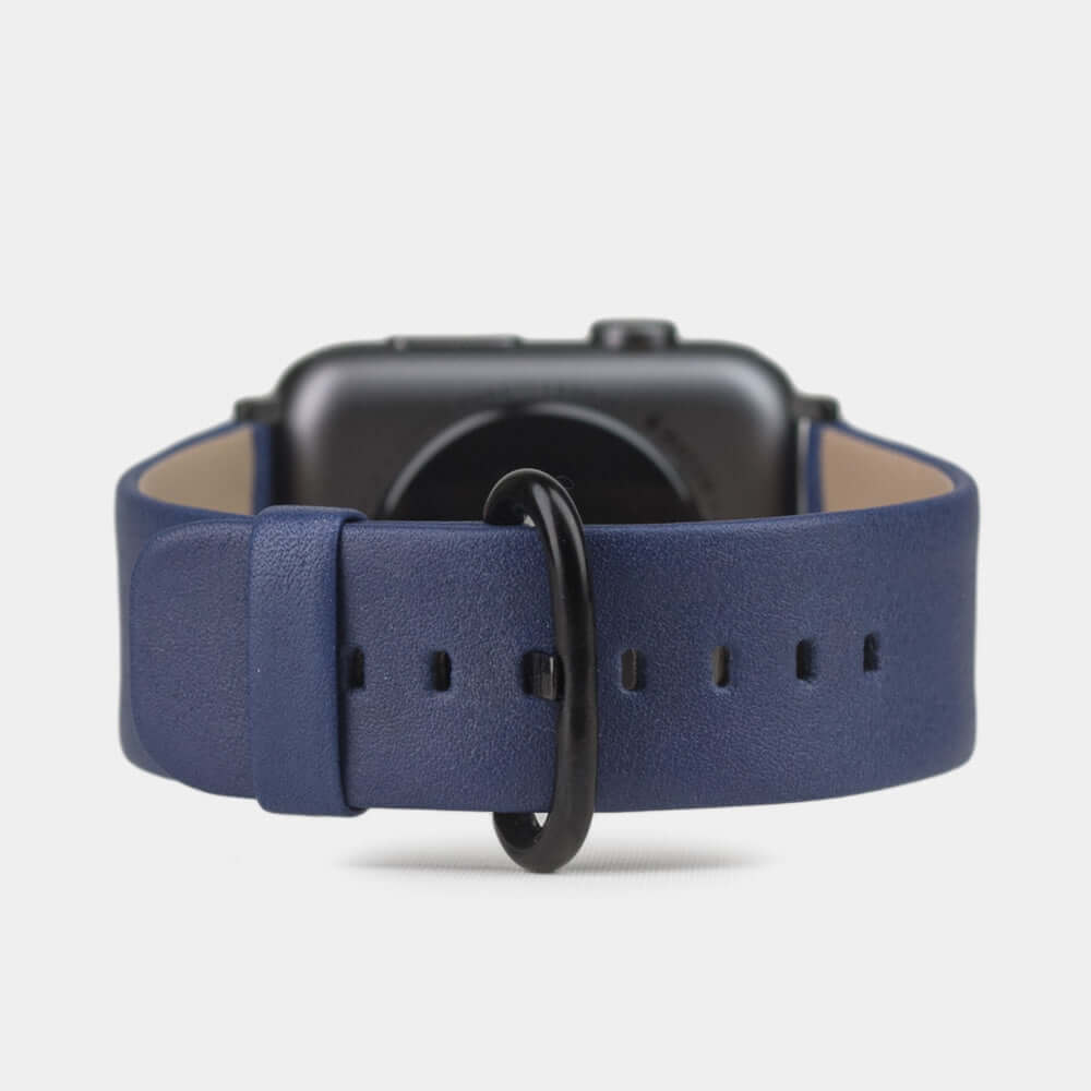 Leather Strap Apple Watch 45/46mm Royal Blue | Marcel Robert - 10