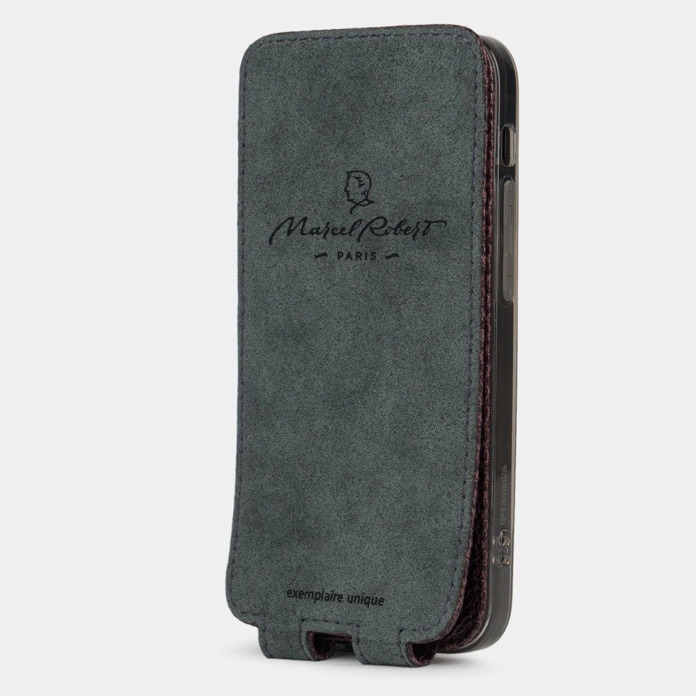 Lizard Leather Case iPhone 13 Pro Max Bordeaux | Marcel Robert - 4