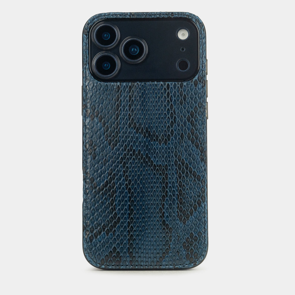 Cover case iPhone 17 Pro python blue