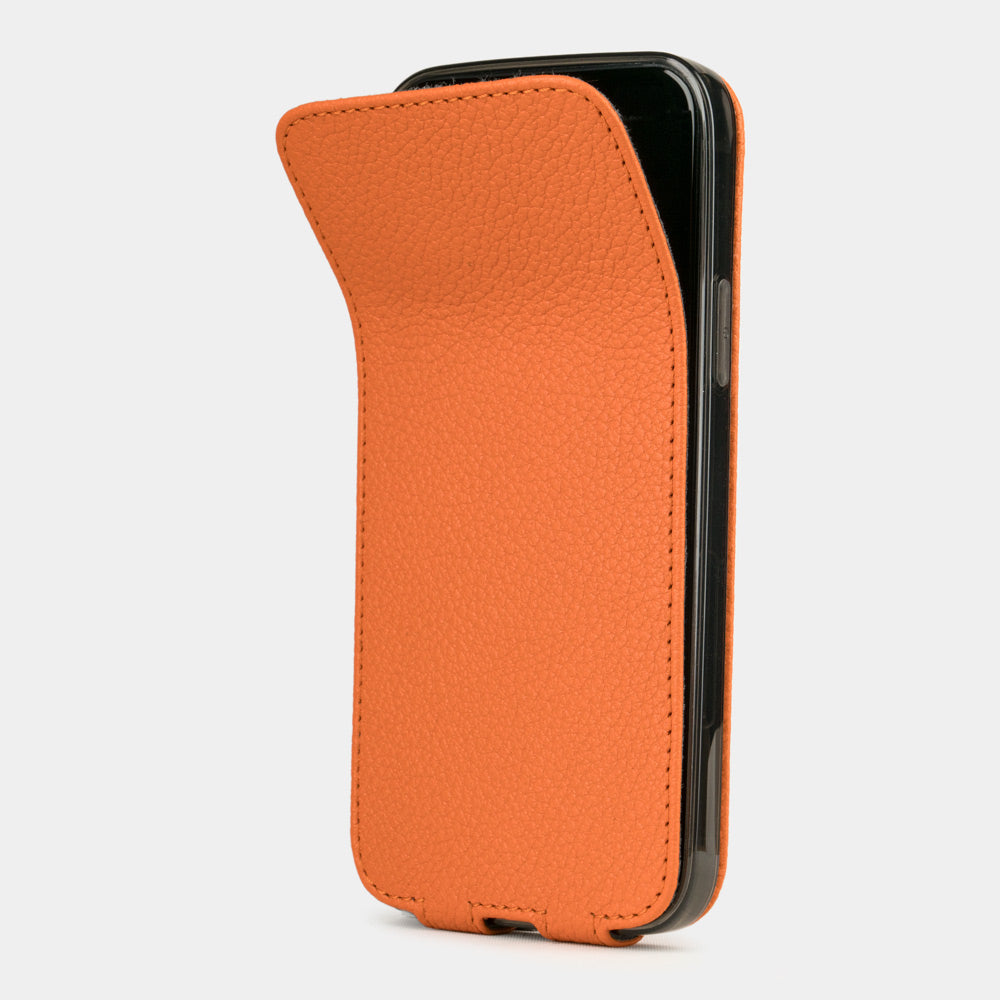 Orange Case for iPhone 12 Pro Max Leather | Marcel Robert - 5
