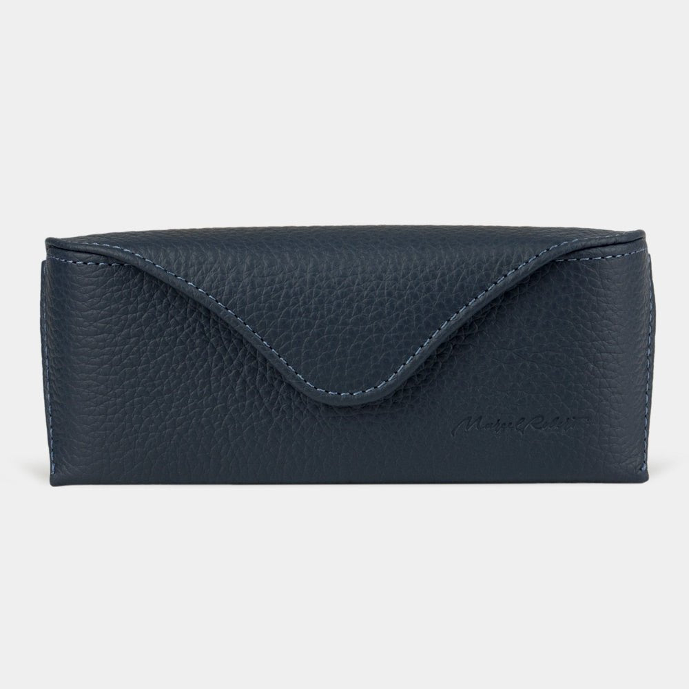 Blue Leather Glasses Case "Casual" | Marcel Robert - 0