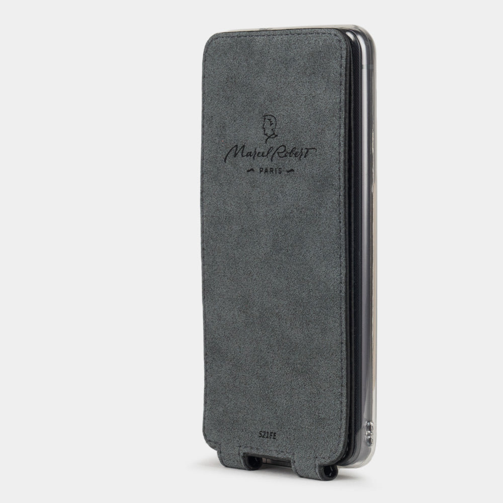 Samsung S21 FE case leather black