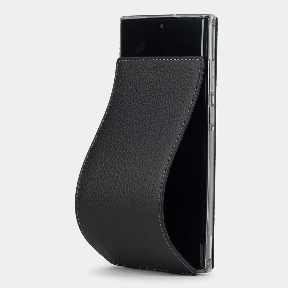 Samsung Galaxy S22 Ultra case leather black