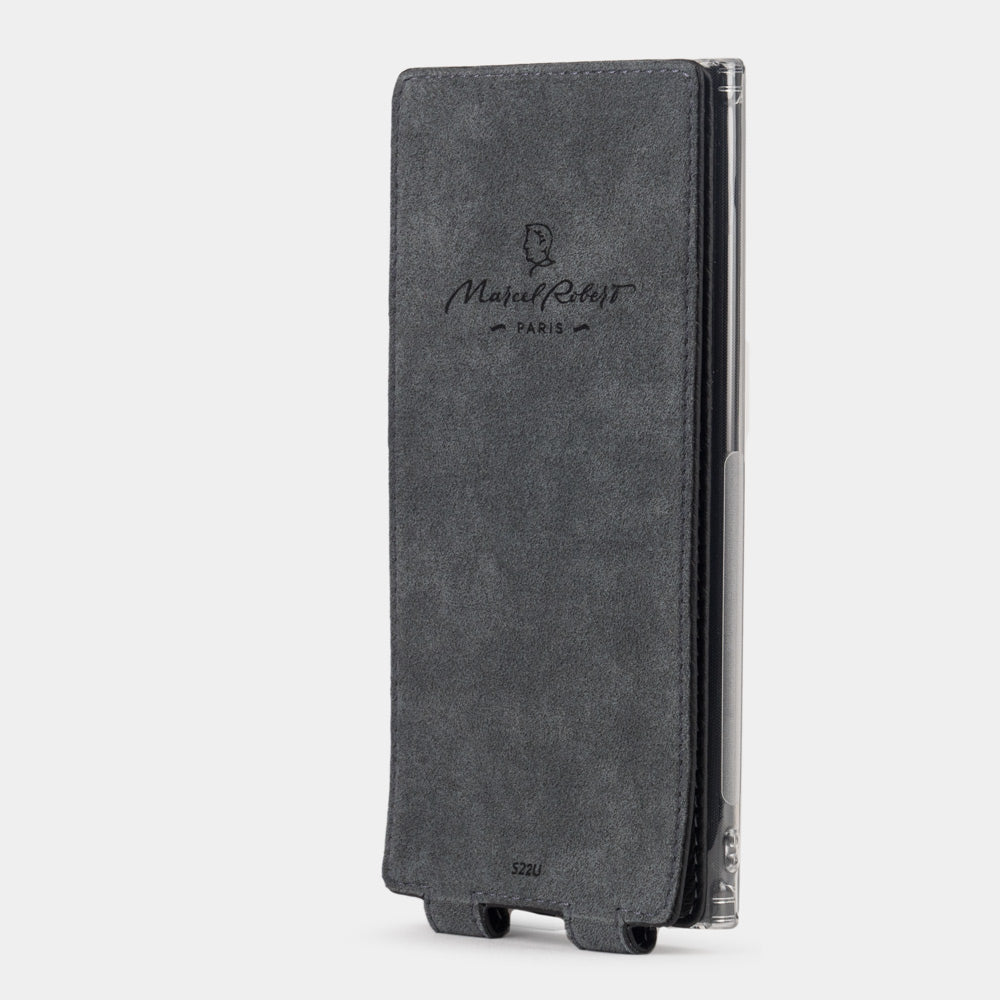 Samsung Galaxy S22 Ultra case leather black