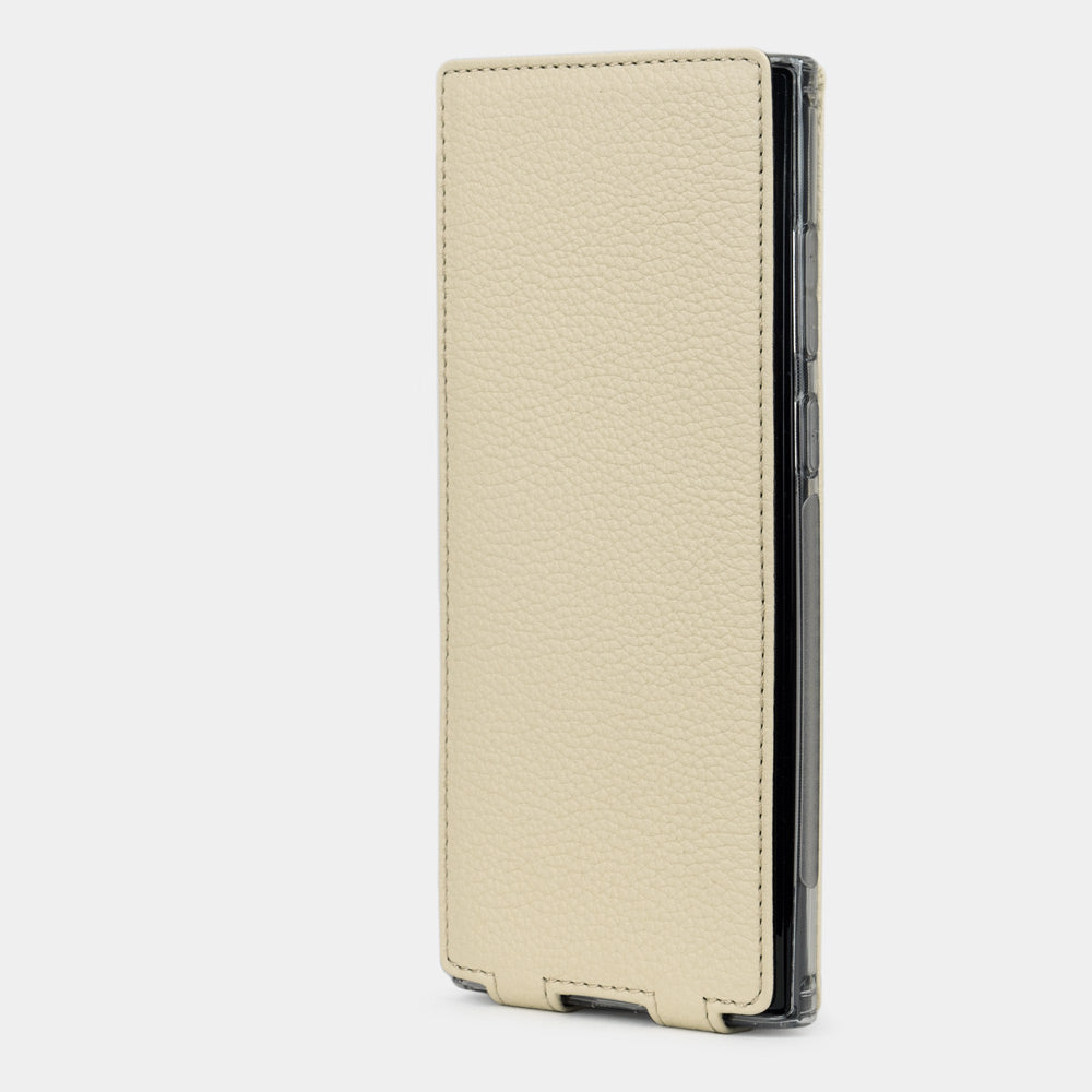 Samsung S22 Ultra case leather cream