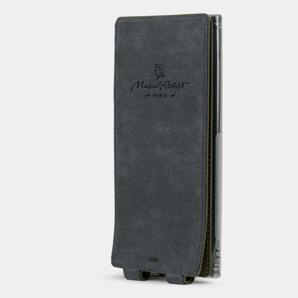 Samsung Galaxy S22 Ultra case leather green