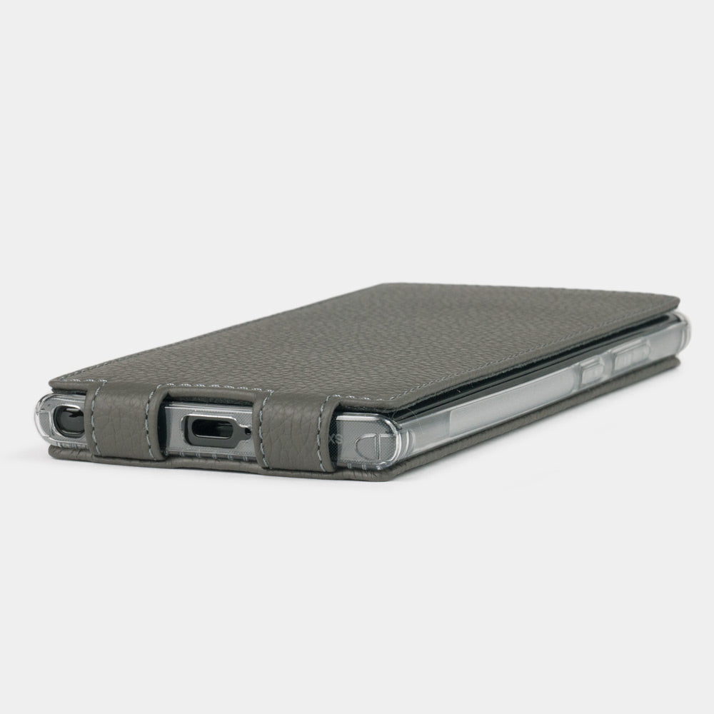 Samsung S22 Ultra case leather grey