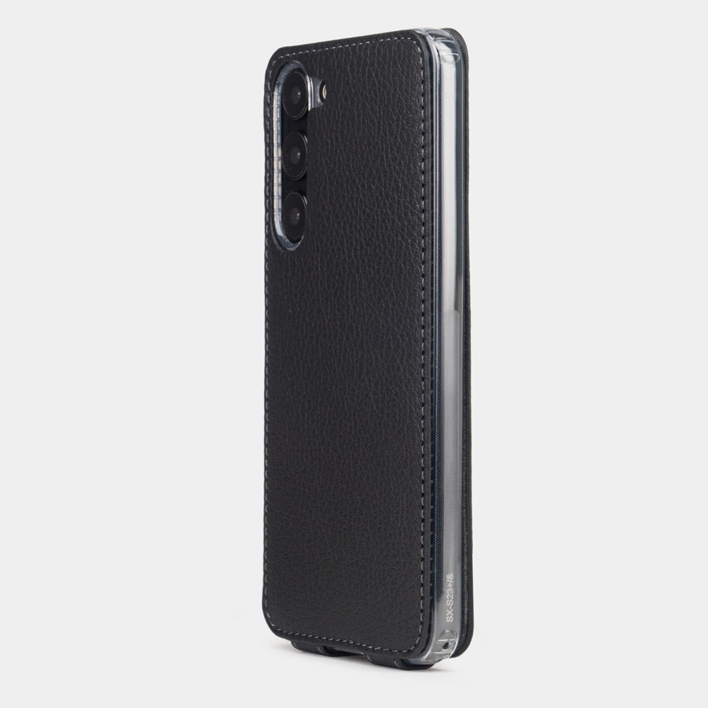 Samsung S23 case leather black