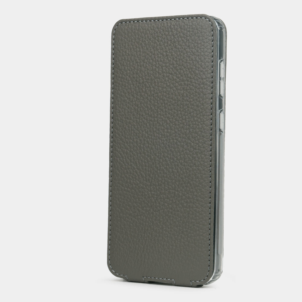 Samsung S23 case leather grey