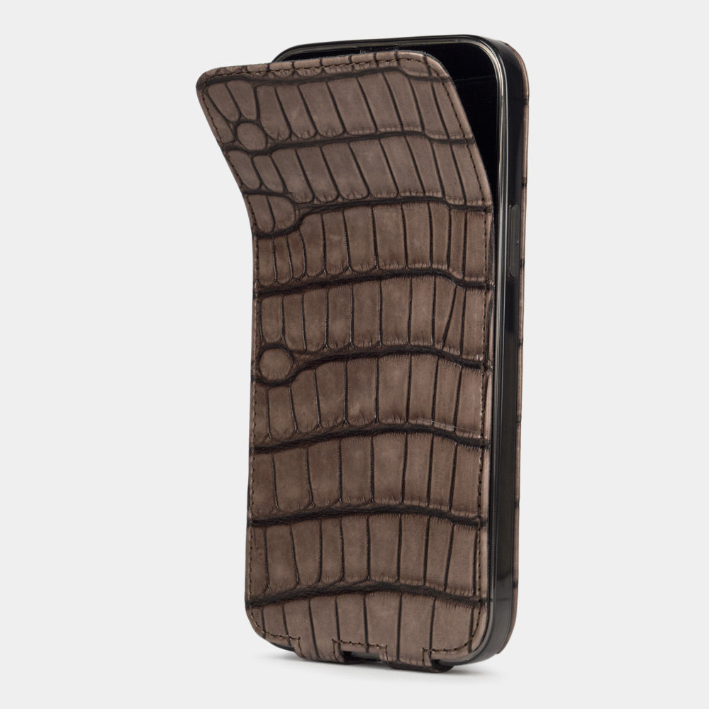 case iPhone 13 Pro alligator vintage
