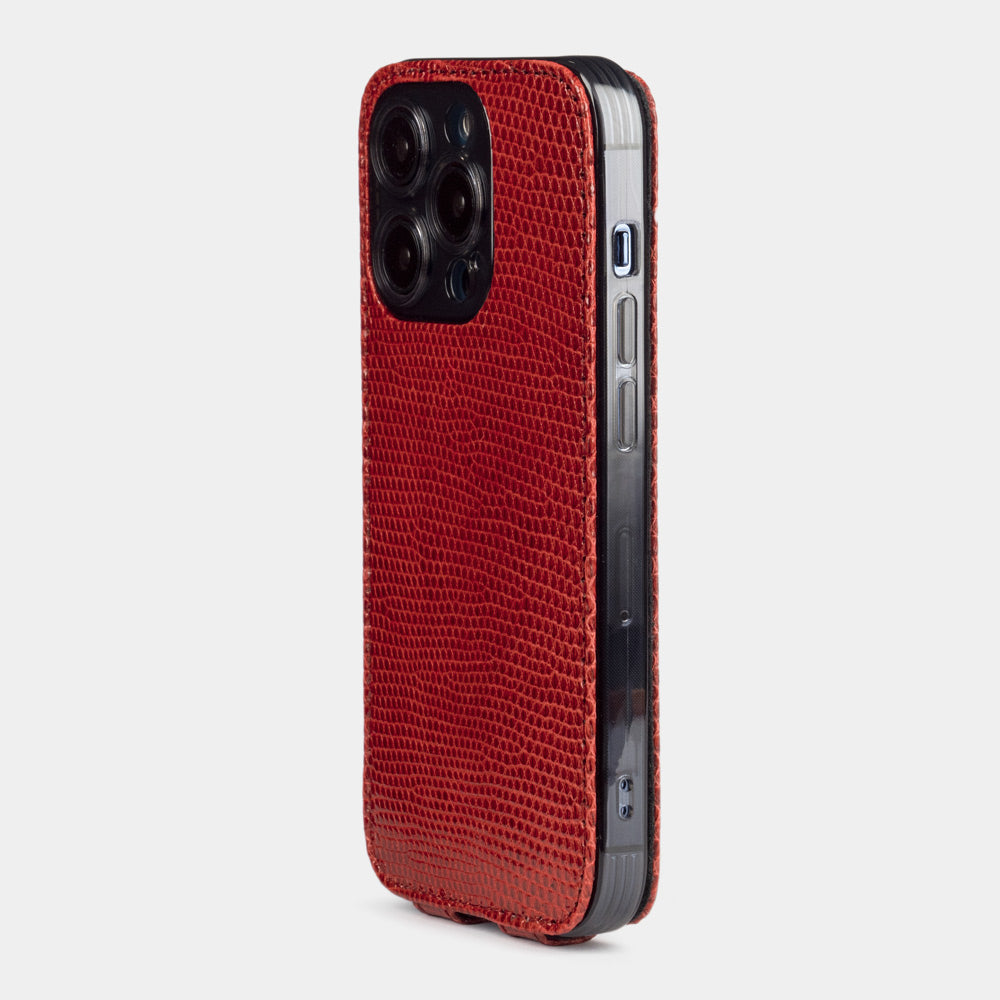 iPhone 14 pro max case lizard red