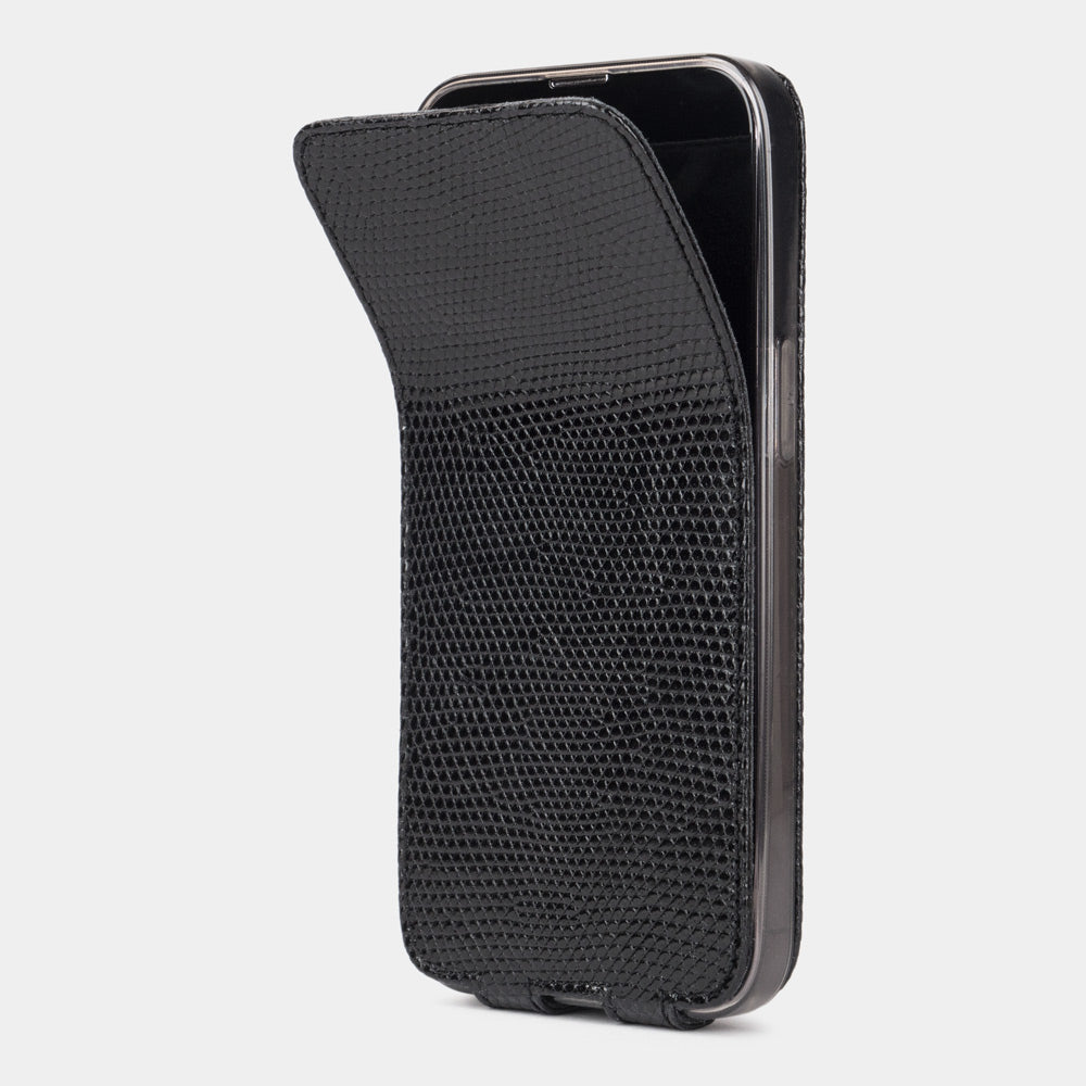 case iPhone 13 pro lizard black