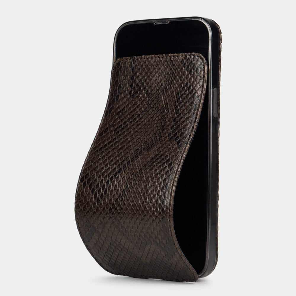 iPhone 13 Pro case python leather - MagSafe
