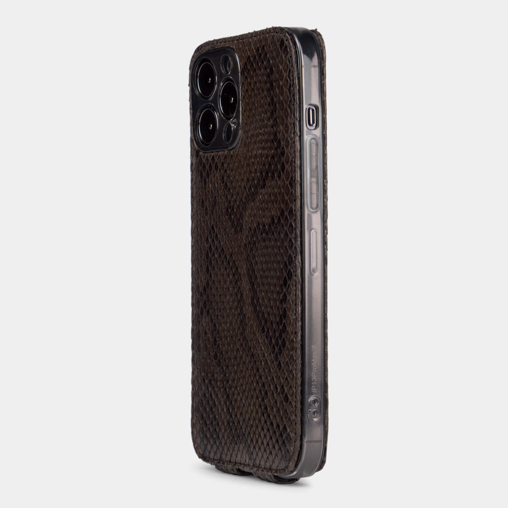 iPhone 13 Pro case python leather - MagSafe