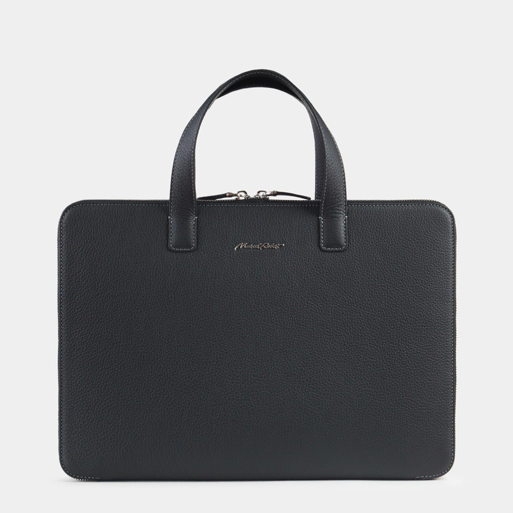 Black Notebook Bag 17'' Bocage, Real Leather | Marcel Robert - 0
