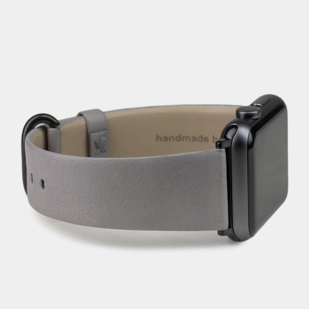 Calfskin Strap Apple Watch 41/42mm Grey | Marcel Robert - 9