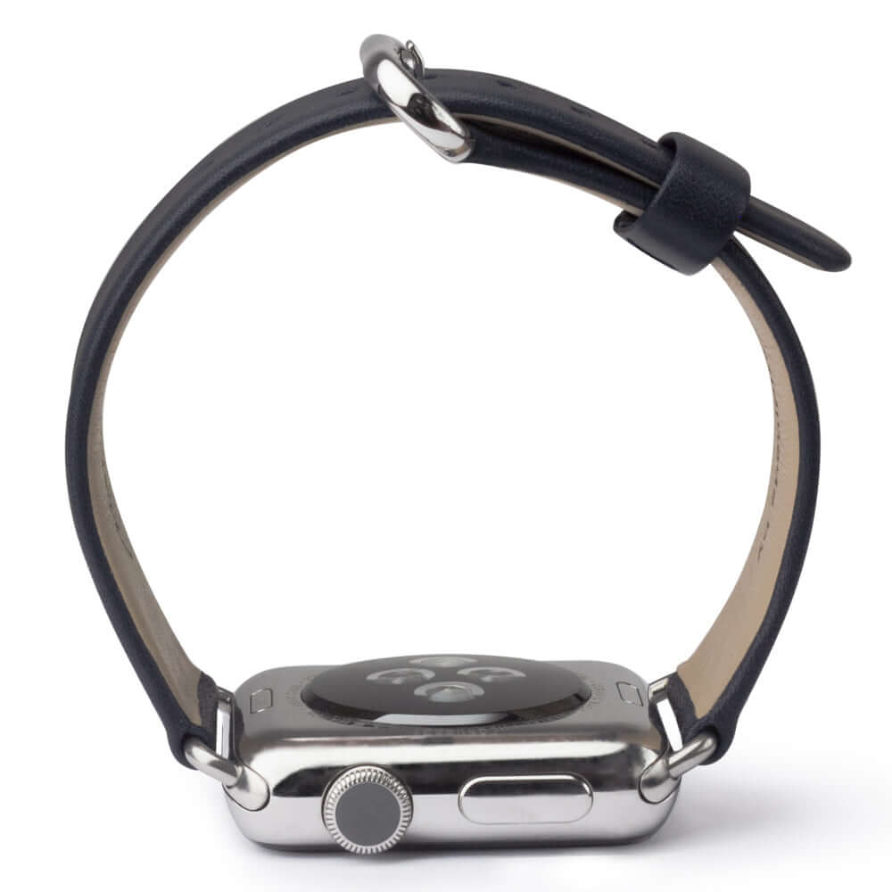 Leather Strap Apple Watch 41/42mm Dark Blue | Marcel Robert - 9
