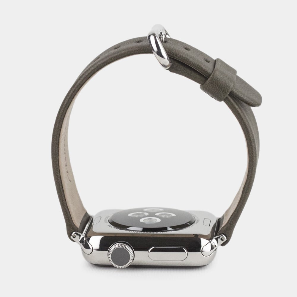 Leather Strap Apple Watch 41/42mm Khaki Green | Marcel Robert - 12