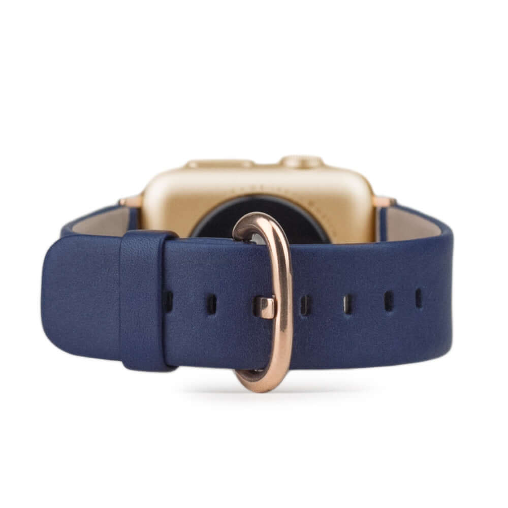 Leather Strap Apple Watch 45/46mm Royal Blue | Marcel Robert - 11