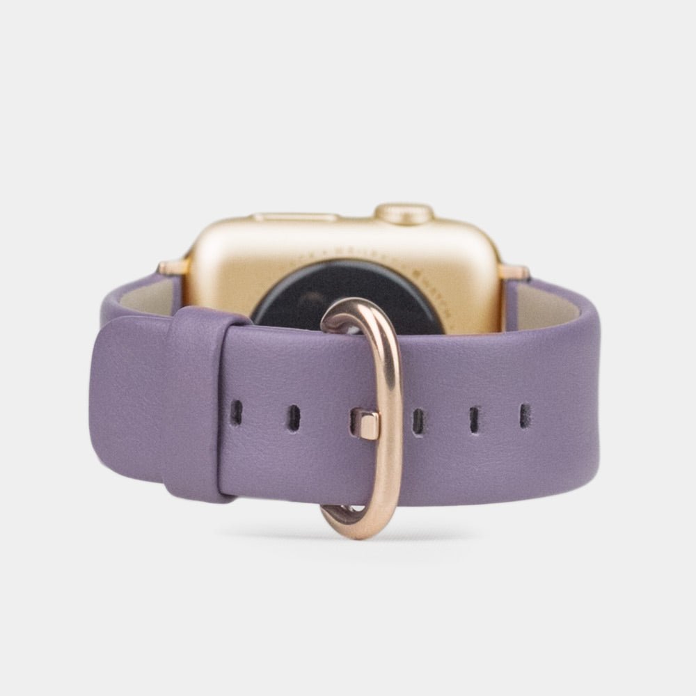 Calfskin Strap Apple Watch 38/40/41mm Violet | Marcel Robert - 14