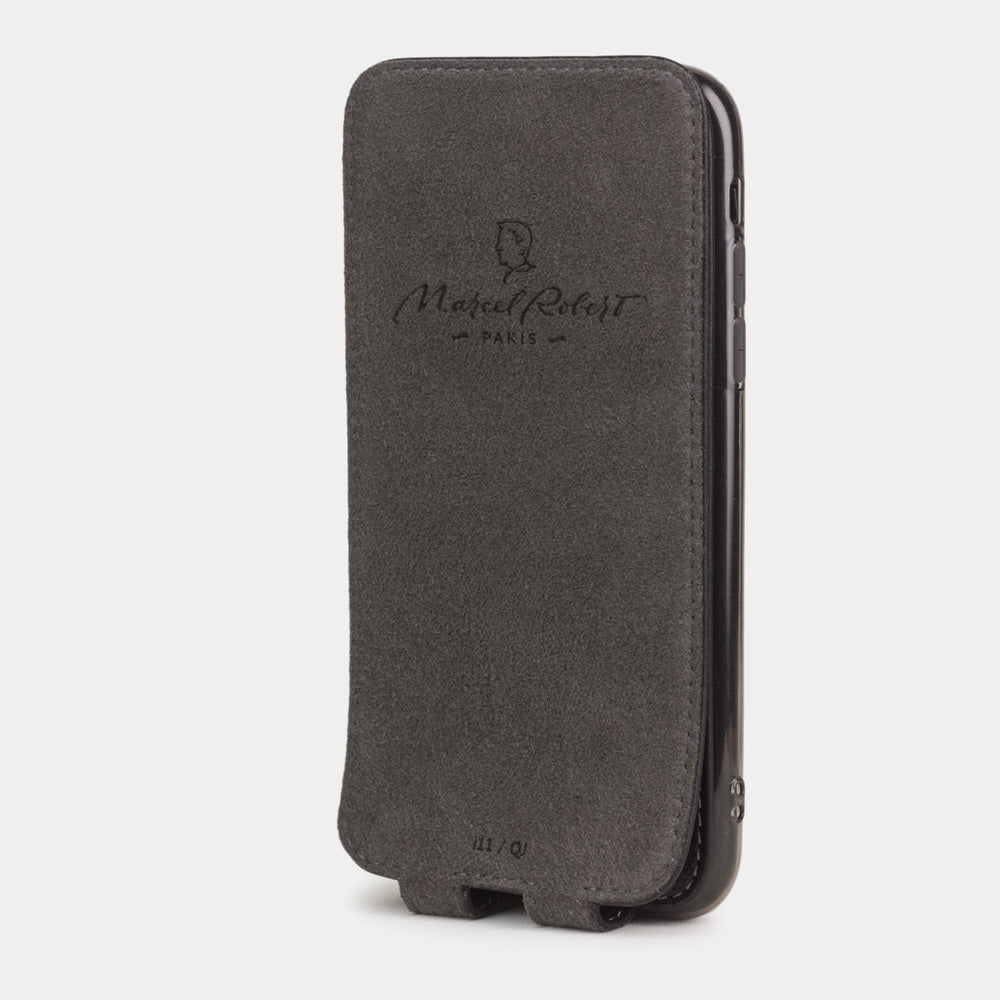 Premium Leather Case iPhone 11 Black | Marcel Robert - 5