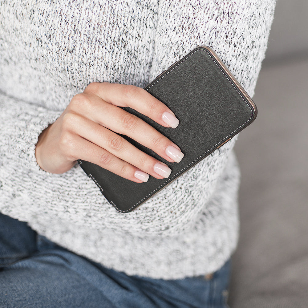 Black Leather iPhone 11 Case