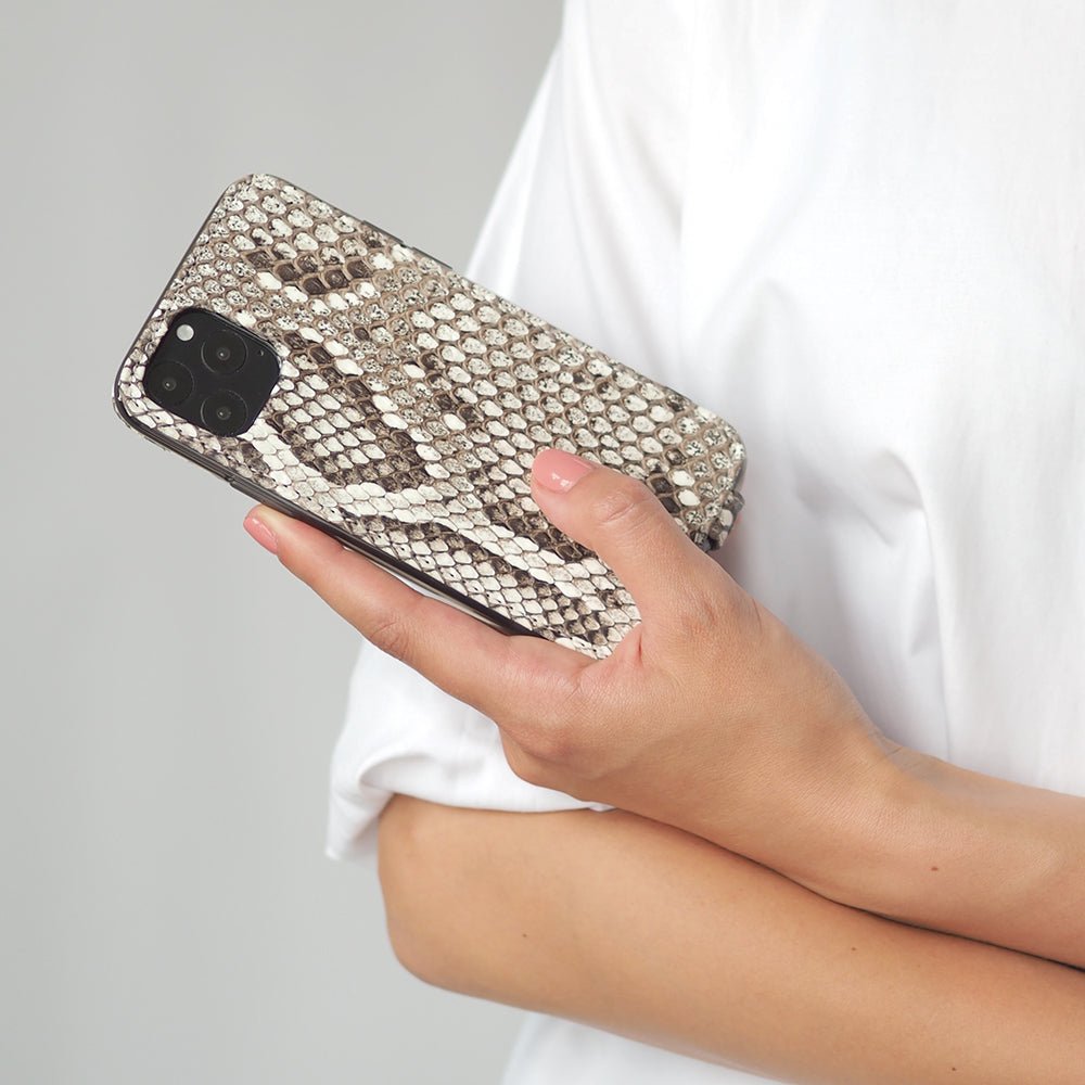 Natural Python Leather Case iPhone 11 Pro Max | Marcel Robert - 8