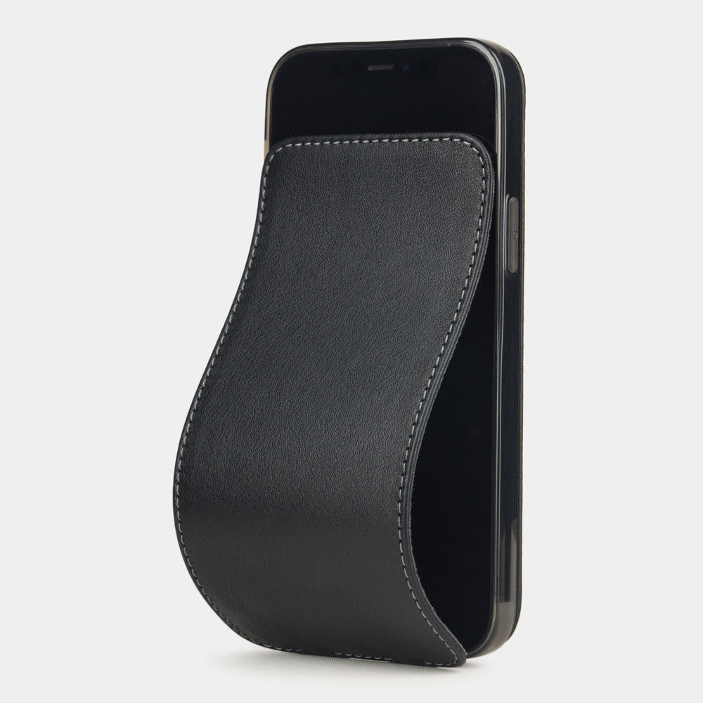 Premium Leather Case iPhone 12 mini Black | Marcel Robert - 0